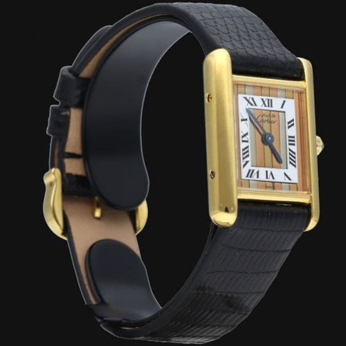 Montre Cartier Tank - Montre vermeil à quartz 58 Facettes MT42212