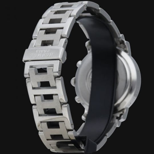 Montre Hermès Clipper Chronograph - Montre femme en acier 31 mm 58 Facettes MT41658