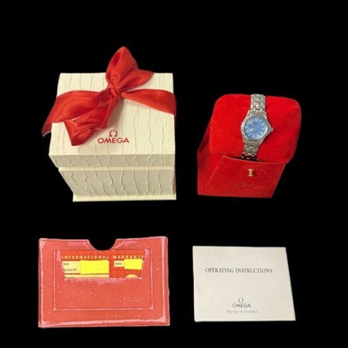 Montre Omega Seamaster - Montre femme quartz en acier 58 Facettes MT41827