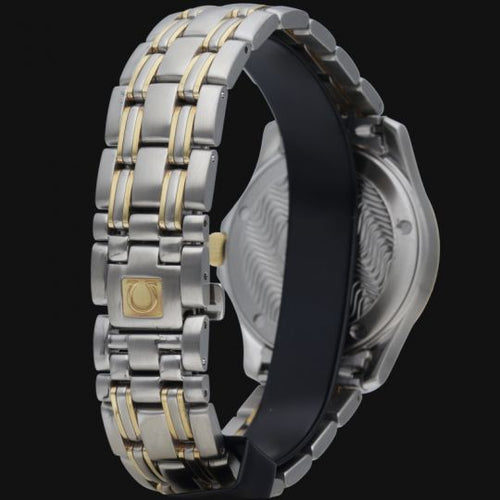 Montre Omega Seamaster 120M - Montre automatique 36 mm en or jaune et acier 58 Facettes MT41889