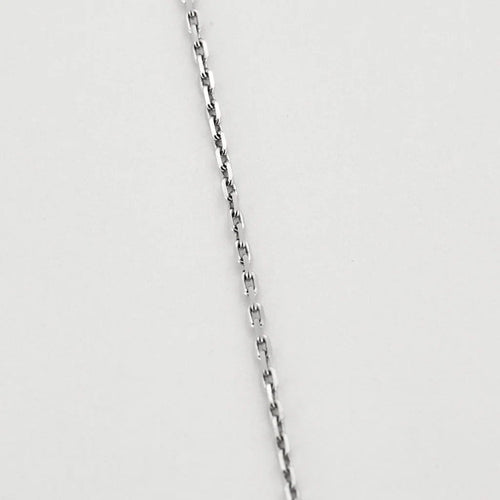 Collier CHAUMET - Chaîne en or blanc et pendentif en or blanc, diamants et émail noir 58 Facettes 250359