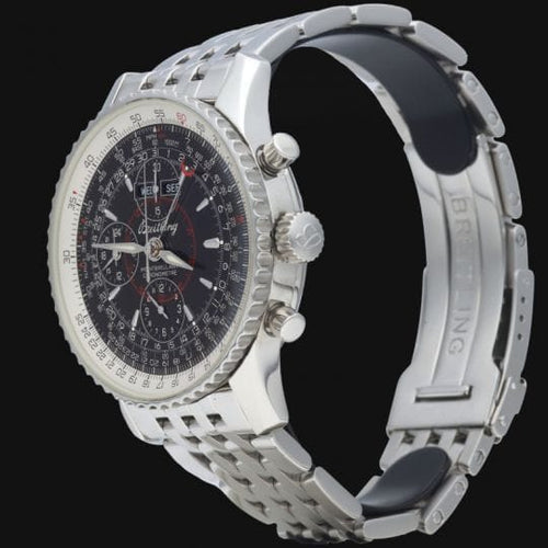 Montre Breitling Navitimer Montbrillant Datora - Montre automatique homme 43 mm acier 58 Facettes MT41026