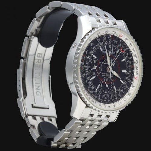 Montre Breitling Navitimer Montbrillant Datora - Montre automatique homme 43 mm acier 58 Facettes MT41026