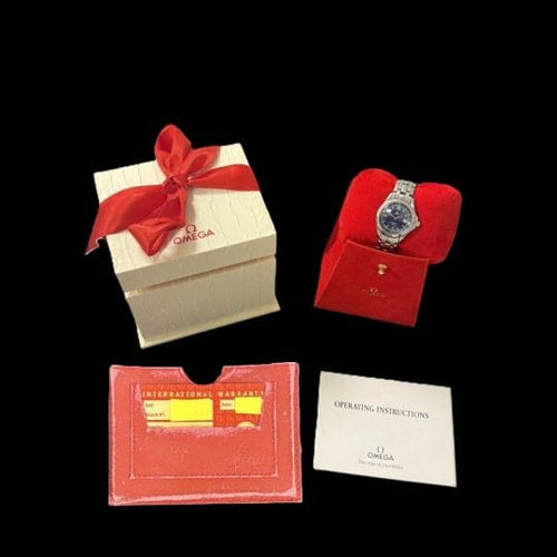 Montre Omega Seamaster 120M - Montre femme en acier, cadran bleu 58 Facettes MT41642