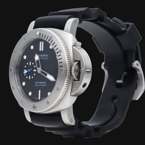 Montre Panerai Luminor Submersible - Montre automatique homme 42 mm 58 Facettes MT42353