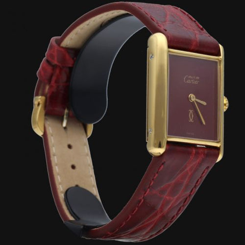 Montre Cartier Tank - Montre Vermeil 58 Facettes MT42249