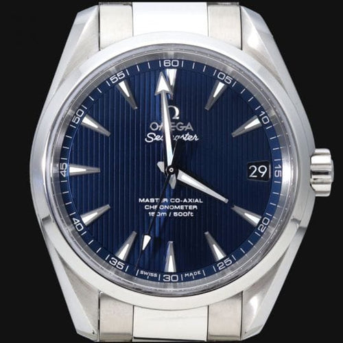 Montre Omega Seamaster Aqua Terra - Montre 150M en acier 39 mm 58 Facettes MT41759