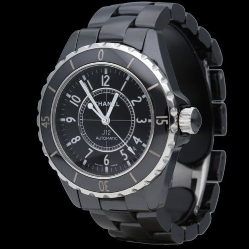 Montre Chanel J12 - Montre automatique 38 mm en céramique noire 58 Facettes MT40401