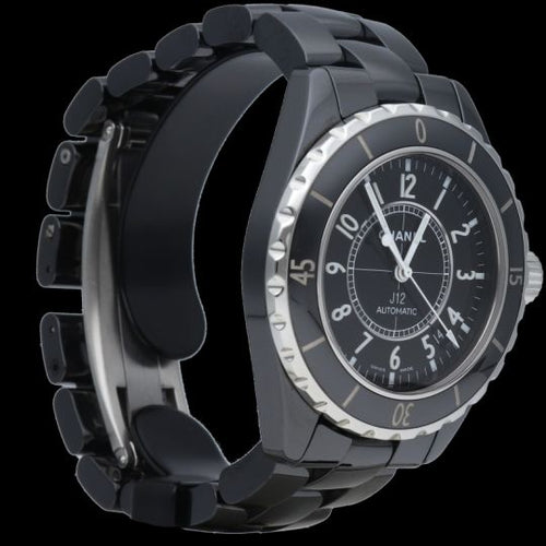Montre Chanel J12 - Montre automatique 38 mm en céramique noire 58 Facettes MT40401