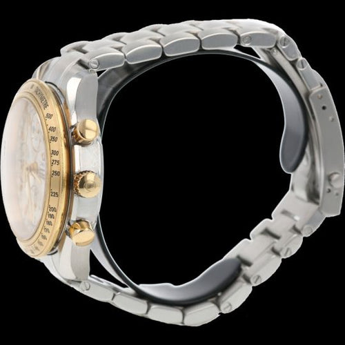 Montre Omega Speedmaster - Montre chronographe Day-Date en or jaune et acier 58 Facettes MT41891
