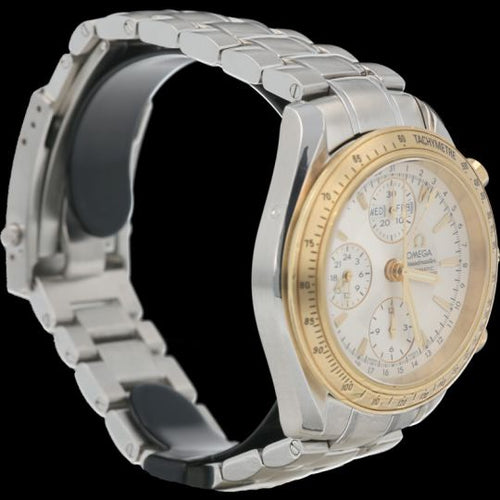 Montre Omega Speedmaster - Montre chronographe Day-Date en or jaune et acier 58 Facettes MT41891