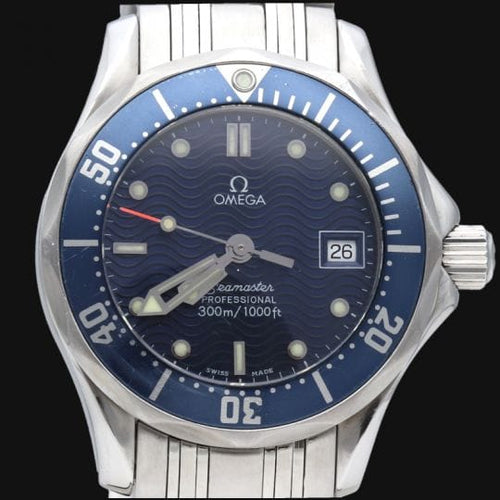 Montre Omega Seamaster 300M - Montre femme en acier, cadran bleu 58 Facettes MT41912