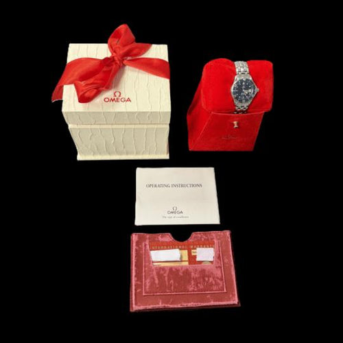 Montre Omega Seamaster 300M - Montre femme en acier, cadran bleu 58 Facettes MT41912