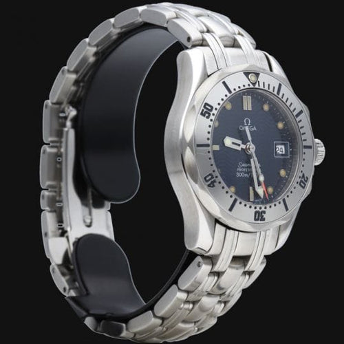 Montre Omega Seamaster - Montre Lady en acier, cadran bleu 28 mm 58 Facettes MT41911