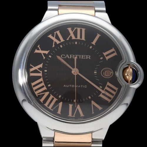 Montre Cartier Ballon Bleu - Montre femme en or rose et acier 42 mm 58 Facettes MT42460
