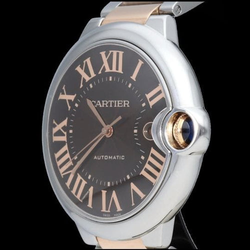 Montre Cartier Ballon Bleu - Montre femme en or rose et acier 42 mm 58 Facettes MT42460