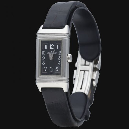 Montre Jaeger-LeCoultre Reverso - Montre Lady classique en acier 58 Facettes MT41409