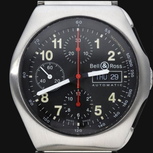 Montre Bell & Ross - Montre Space 3 42 mm acier 58 Facettes MT42397