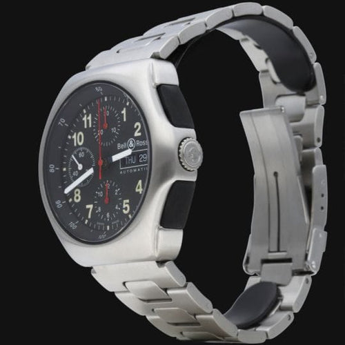 Montre Bell & Ross - Montre Space 3 42 mm acier 58 Facettes MT42397