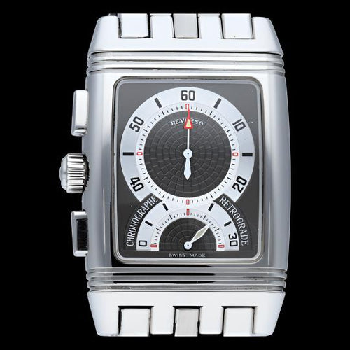 Montre Jaeger-LeCoultre Reverso - Montre Gran Sport Chronograph en acier 58 Facettes MT42509