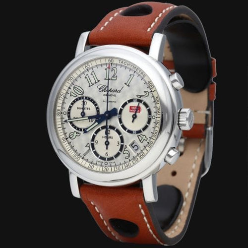 Montre Chopard Mille Miglia - Montre chronographe automatique homme 39 mm acier 58 Facettes MT42488