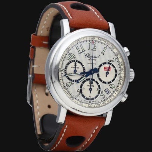 Montre Chopard Mille Miglia - Montre chronographe automatique homme 39 mm acier 58 Facettes MT42488