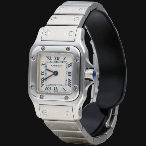 Montre Cartier Santos Galbée - Montre femme en acier quartz 58 Facettes MT42439