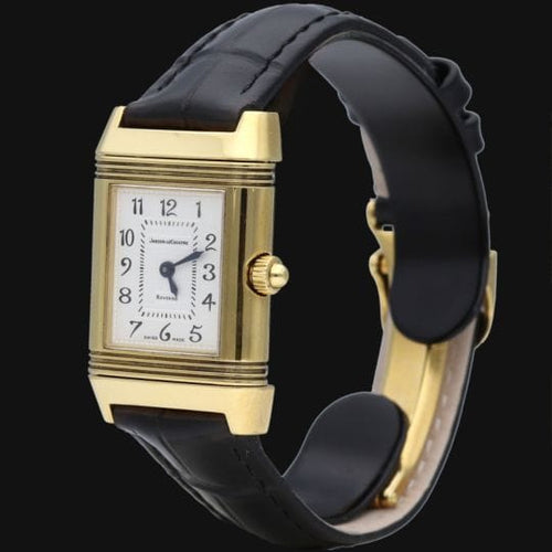 Montre Jaeger-LeCoultre Reverso Duetto - Montre femme en or jaune et diamants 58 Facettes MT42498