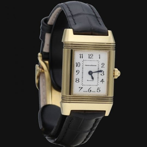 Montre Jaeger-LeCoultre Reverso Duetto - Montre femme en or jaune et diamants 58 Facettes MT42498
