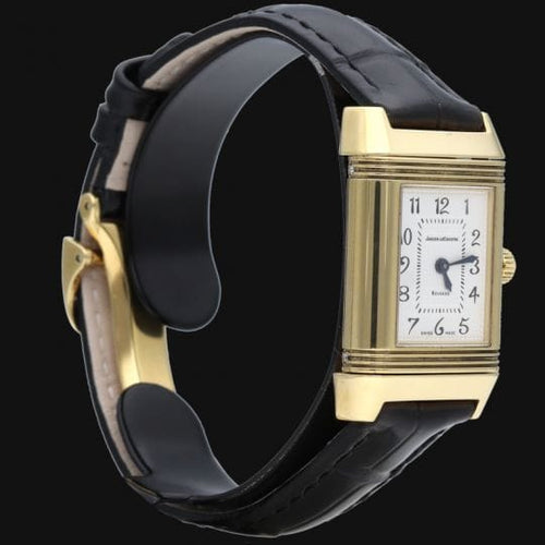 Montre Jaeger-LeCoultre Reverso Duetto - Montre femme en or jaune et diamants 58 Facettes MT42498