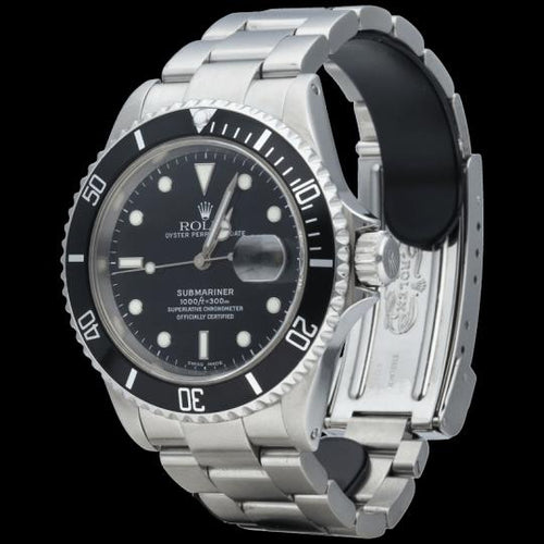 Montre Rolex Submariner Date - Montre automatique homme acier 40 mm 58 Facettes MT42537