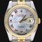 Montre Rolex Datejust - Montre 36 mm en or jaune et acier 58 Facettes MT42535