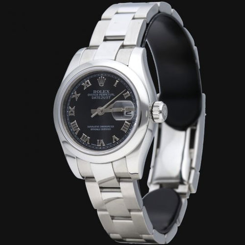 Montre Rolex - Montre Lady-Datejust 26 mm Oyster Perpetual en acier 58 Facettes MT42566