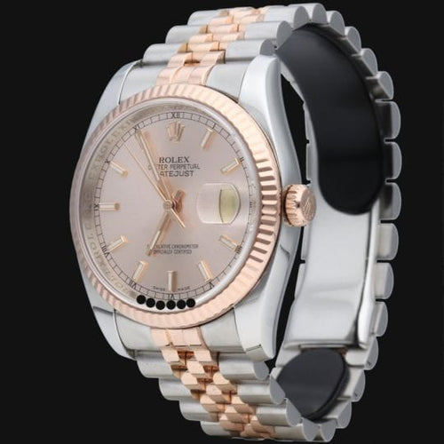 Montre Rolex Datejust 36 - Montre en or rose et acier 58 Facettes MT42672
