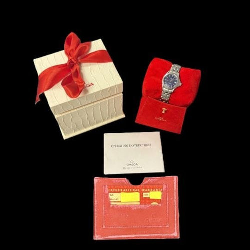 Montre Omega Seamaster 120M - Montre femme en acier, cadran bleu 58 Facettes MT42689