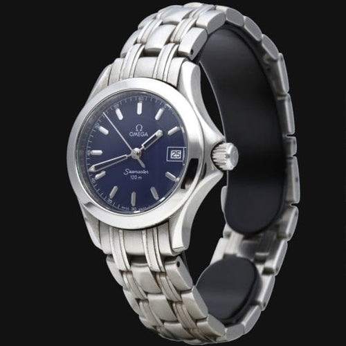 Montre Omega Seamaster 120M - Montre femme en acier, cadran bleu 58 Facettes MT42689