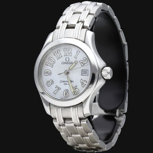 Montre Omega Seamaster - Montre femme à quartz en acier 27 mm 58 Facettes MT42686