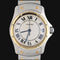 Montre Cartier Santos Ronde - Montre quartz en or jaune et acier 58 Facettes MT42873