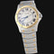 Montre Cartier Santos Ronde - Montre quartz en or jaune et acier 58 Facettes MT42873