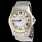 Montre Cartier Santos Ronde - Montre quartz en or jaune et acier 58 Facettes MT42873