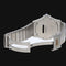Montre Cartier Santos Ronde - Montre quartz en or jaune et acier 58 Facettes MT42873