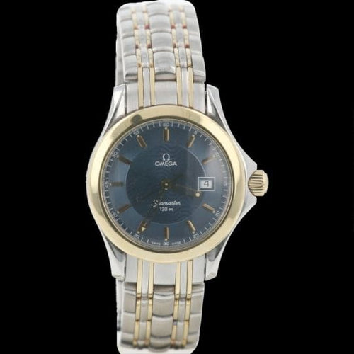 Montre Omega Seamaster 120M - Montre femme à quartz en or jaune et acier 58 Facettes MT42687