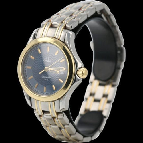 Montre Omega Seamaster 120M - Montre femme à quartz en or jaune et acier 58 Facettes MT42687