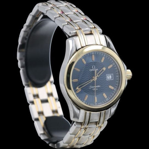 Montre Omega Seamaster 120M - Montre femme à quartz en or jaune et acier 58 Facettes MT42687