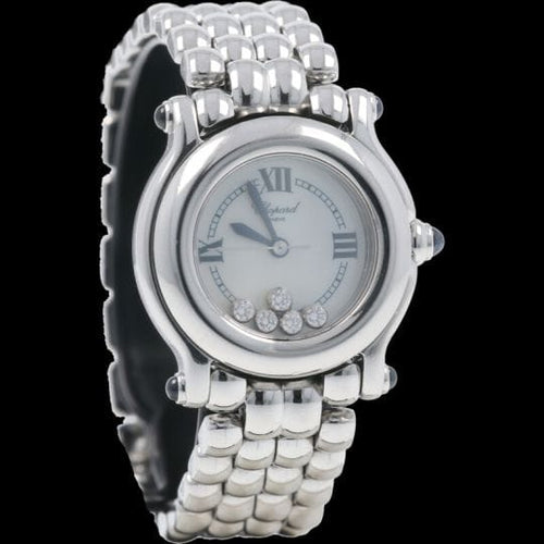 Montre Chopard Happy Sport Mini - Montre femme quartz en acier 26 mm 58 Facettes MT42883