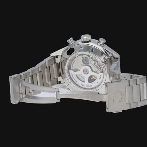 Montre TAG Heuer Carrera - Montre chronographe Calibre 1887 en acier 58 Facettes MT42823