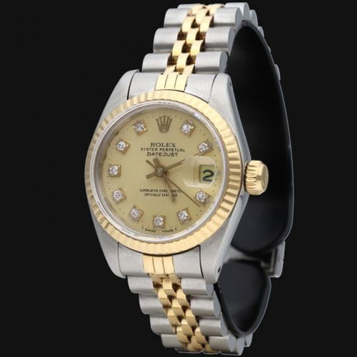 Montre Rolex Datejust - Montre femme 26 mm acier et or jaune 58 Facettes MT42412