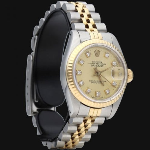 Montre Rolex Datejust - Montre femme 26 mm acier et or jaune 58 Facettes MT42412