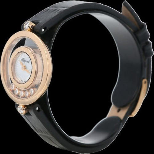 Montre Chopard Happy Diamonds - Montre femme en or rose et diamants 58 Facettes MT42512