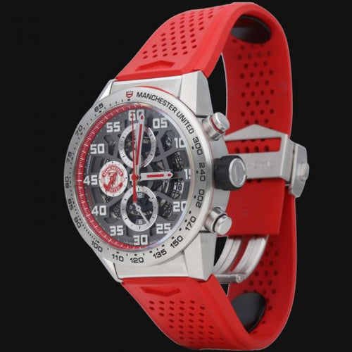 Montre TAG Heuer Carrera - Montre homme Calibre Heuer 01 en acier 58 Facettes MT42691